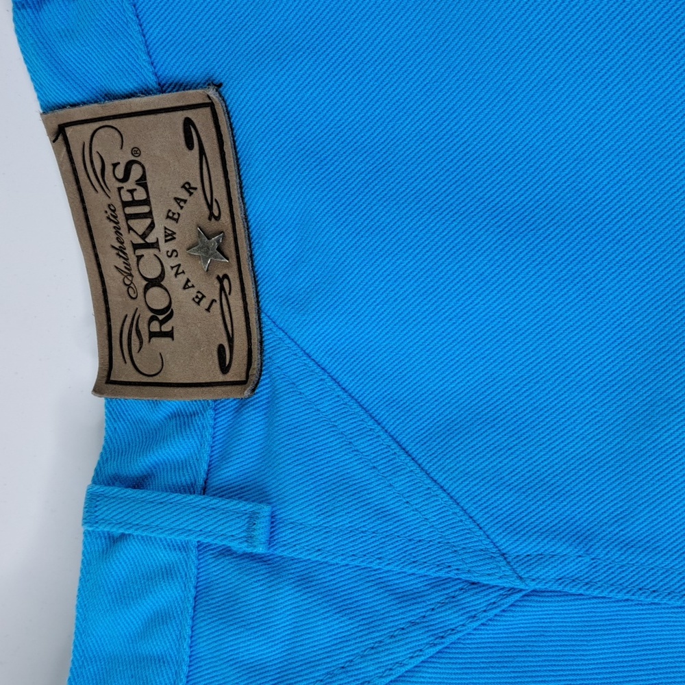Rockies Robin Egg Blue High-Rise Western Jeans Waist 26" Inseam 37 - Picture 8 of 16